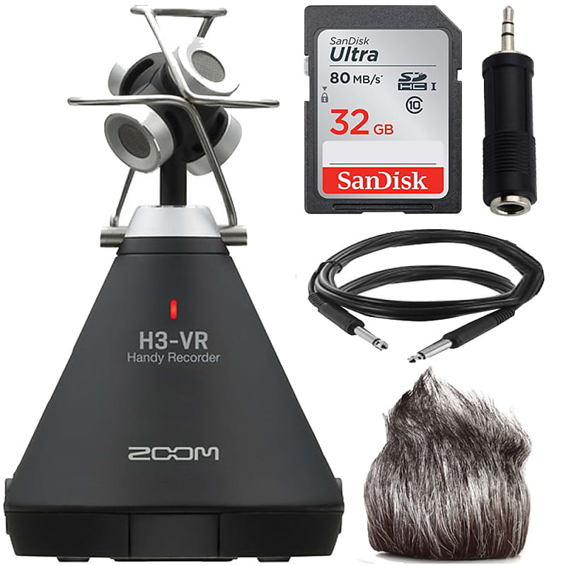 Zoom H3 VR Handy Audio Recorder with Built-In Ambisonics Mic Array