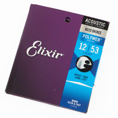 D'Addario Guitar Strings - Acoustic - EJ11 Light 12-53 80/20 Bronze