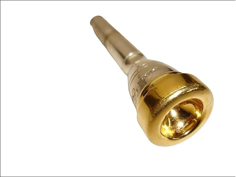 Yamaha 14B4GP Trumpet Mouthpiece 14B4 SilverPlated, Gold Reverb