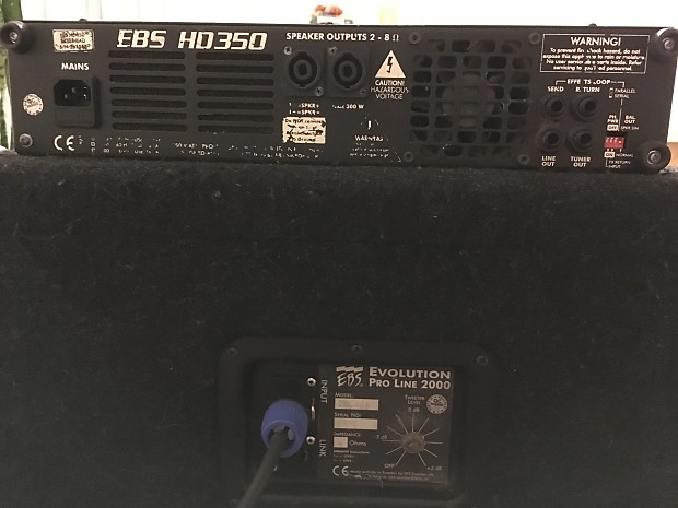 EBS HD350 bass head amplifier 350W | Reverb