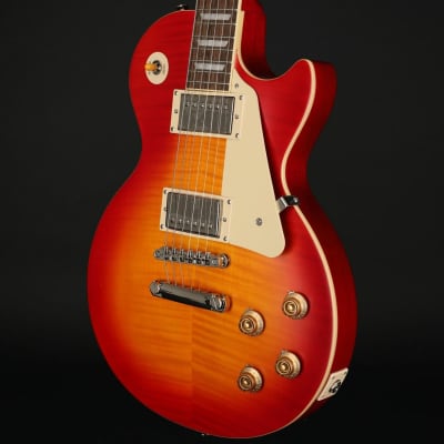 Epiphone 1959 Les Paul Standard in Aged Dark Cherry Burst with Case image 3