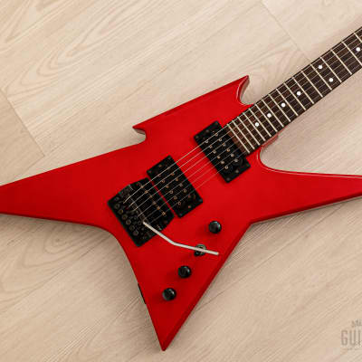1985 BC Rich Ironbird NJ Series Vintage Guitar Red w/ Kahler