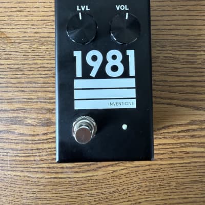 Reverb.com listing, price, conditions, and images for 1981-inventions-lvl-full-range-overdriver