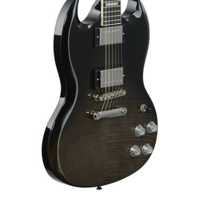 Epiphone SG Modern Figured Electric Guitar Trans Black Fade image 9