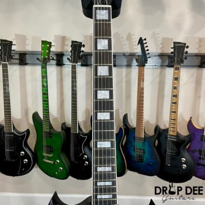 Dunable USA Custom Shop Minotaur Electric Guitar w/ Case - Yellow Purple Burst image 8