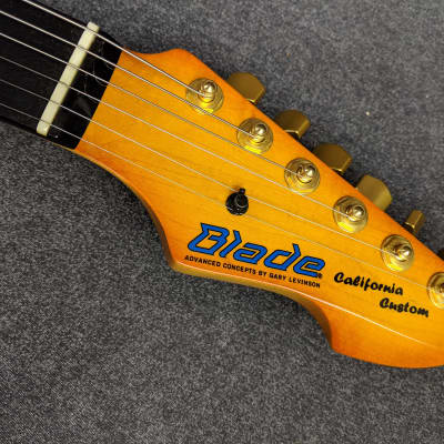Blade California Custom Electric Guitar Amber Orange Finish | Reverb