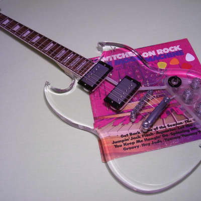 Dillion Crystal Series DG 61 - B.C. Rich Dan Armstrong SMG SG Lucite Acrylic Guitar Epiphone Gibson image 1