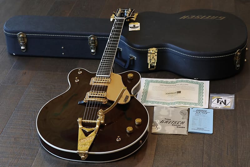Gretsch G6122 1962 Country Classic Walnut Stain w/ Belly Rest + COA OHSC image 1