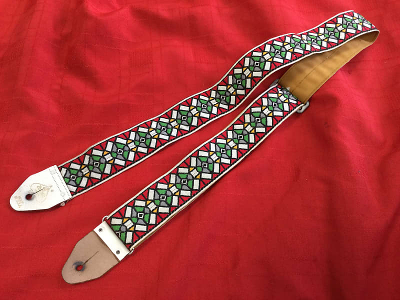 1960’s Ace Vintage Original Red & Green Stained Glass Jimi | Reverb