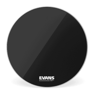 Evans BD18RBG Resonant Black Bass Drum Head - 18"