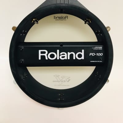 Roland PD-100 Red 10” Mesh Snare Tom Pad w Clamp PD100 image 5