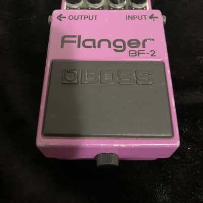 BOSS Flanger BF-2 日本製 BOSS BF-2 Flanger Made in Japan 1981 Black Label Electric