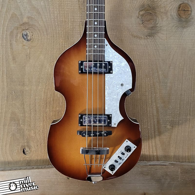 Hofner B-Bass Hi-Series Electric Bass Sunburst Used | Reverb