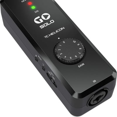 TC-Helicon GO SOLO High-Definition Audio/MIDI Interface for Mobile Devices image 2