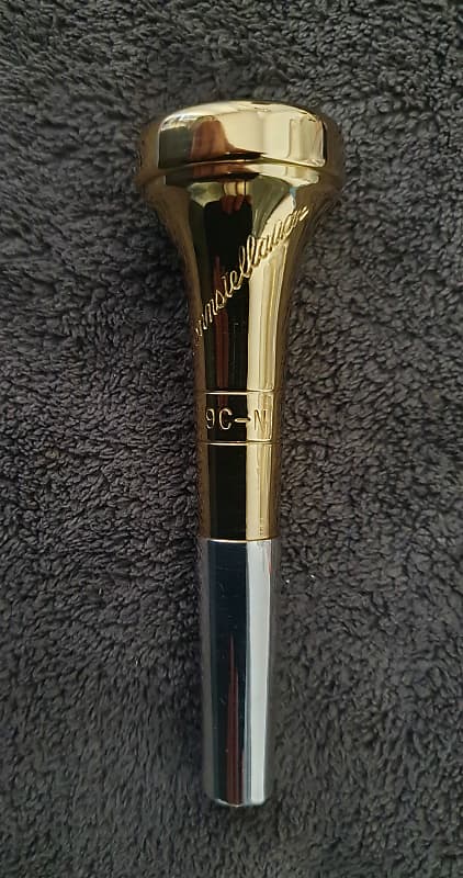 CONN Connstellation 9C-N trumpet mouthpiece, 24K Gold Plated, PRISTINE! |  Reverb