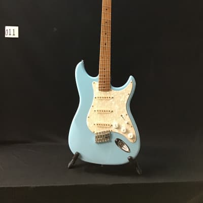 Emerald Bay  Custom shop fan fret (multi-scale) roasted maple electric guitar image 1