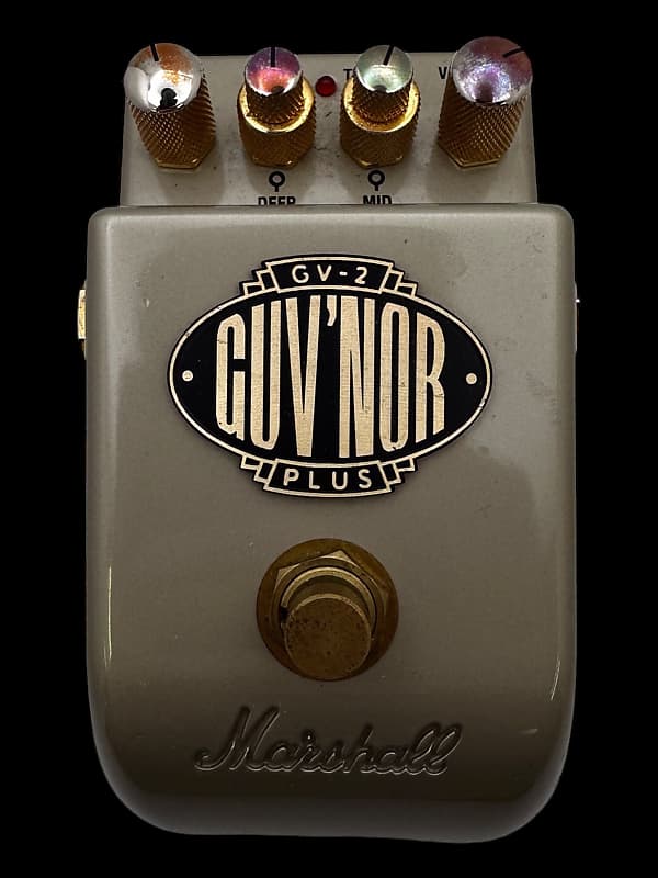 Marshall GV-2 GUV'NOR PLUS ギターエフェクター Marshall GV-2 Guv'nor Plus Distortion Pedal | Reverb
