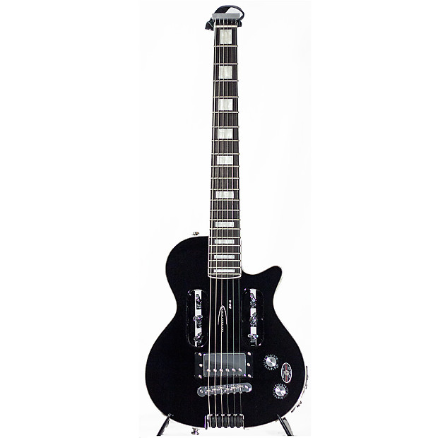Traveler EG-1 Custom Electric Travel Guitar Black image 1