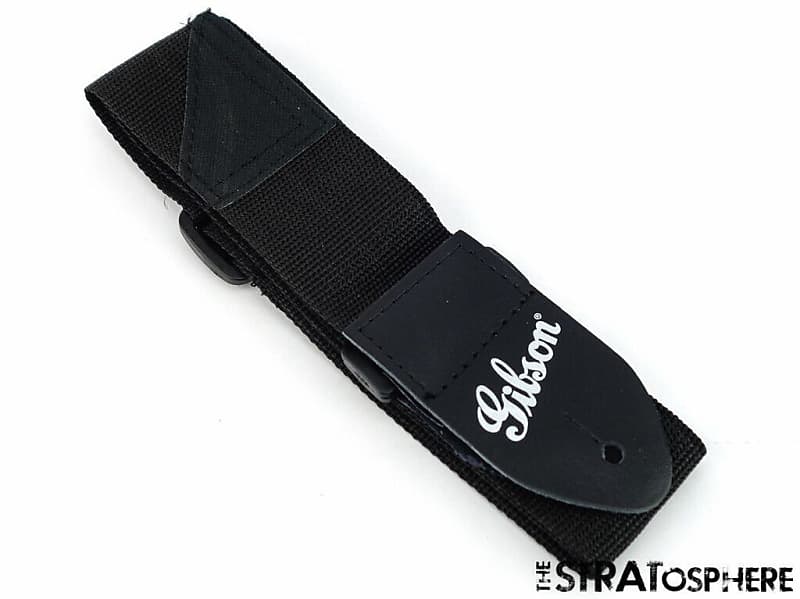 Gibson Black Nylon GUITAR STRAP, Les Paul Tribute Model Reverb