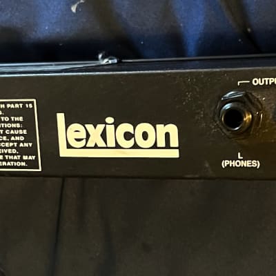 Lexicon MPX 100 Dual Channel Processor | Reverb