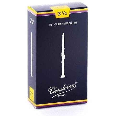 Vandoren Traditional Bb Clarinet Reeds - 2.5 image 1