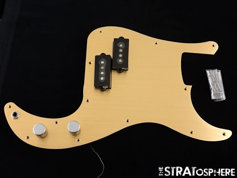 Fender Squier 40th Precision P Bass Vintage LOADED PICKGUARD, Reverb