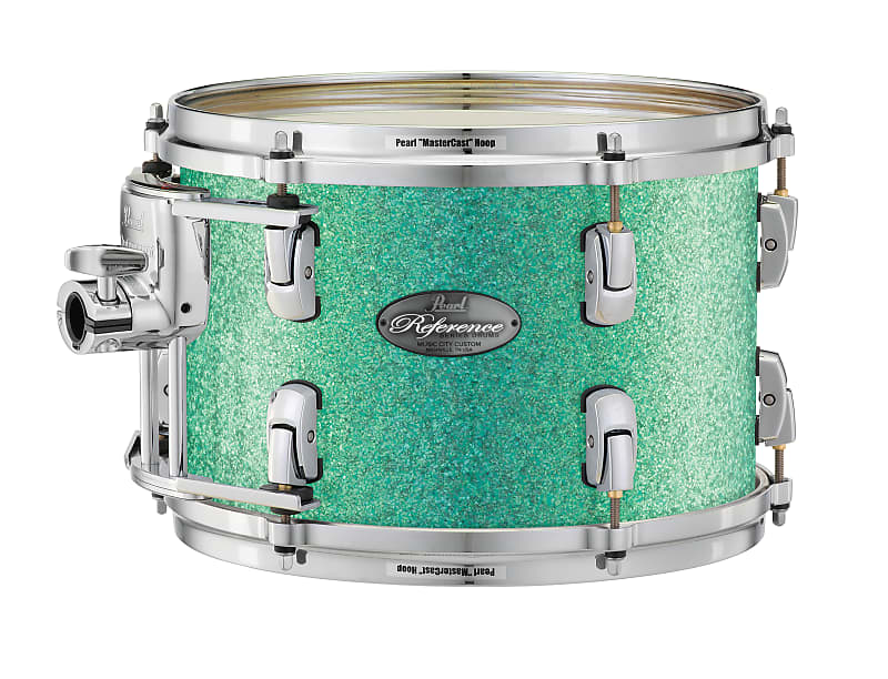 Pearl Music City Custom 10"x10" Reference Series Tom TURQUOISE GLASS RF1010T/C413 image 1
