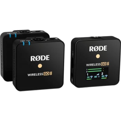 Rode Wireless GO II Black Dual Compact Wireless Microphone System image 1