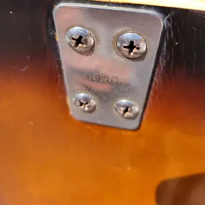 1960's Framus (Germany) Made Contessa Texan Flattop Acoustic Guitar Good Player Gigbag Included image 7
