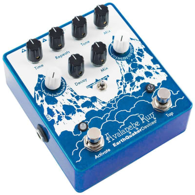 EarthQuaker Devices Avalanche Run V2 Stereo Reverb /Delay Effects Pedal (Used/Mint) image 3