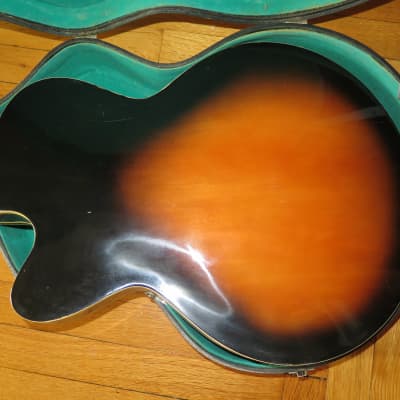 PROJECT vintage japan 1960's Decca electric archtop guitar jazz hollow-body teisco del ray greco image 11