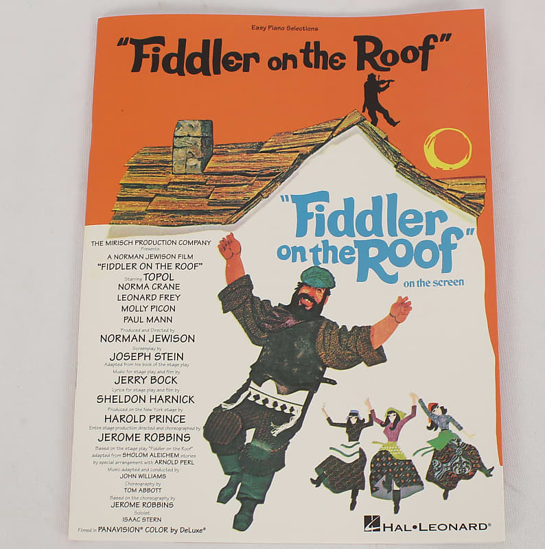 Hal Leonard Fiddler on the Roof Sheet Music Easy Piano Vocal Selections NEW 000359860 image 1