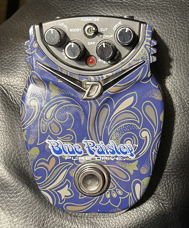 Rare Danelectro Blue Paisley Pure Drive 2003 - Blue Paisley