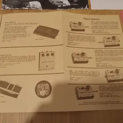 Vintage 1972 Electro-Harmonix Blackfinger Catalog, Dealer Letters, Price List, and Flyers! Rare, Original Case Candy, Paperwork! image 5