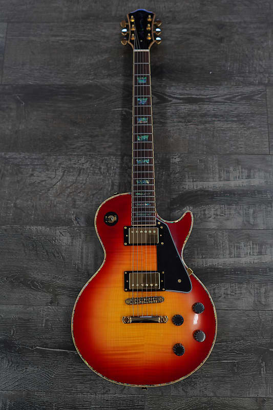 AIO Wolf WLP 750T Electric Guitar - Cherry Burst | Reverb