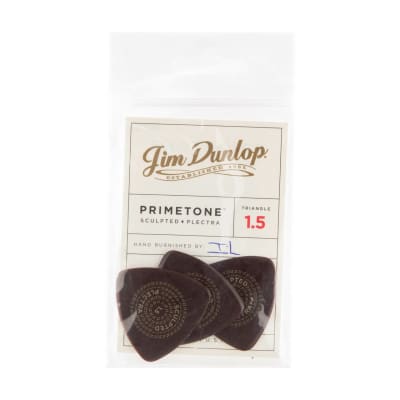 Dunlop 513P150 Primetone Triangle Smooth Pick 1.5mm (3-Pack) image 3