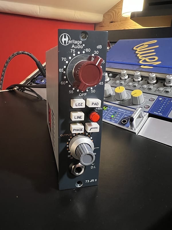 Heritage Audio 73JR II 500 Series Microphone Preamp Module Reverb