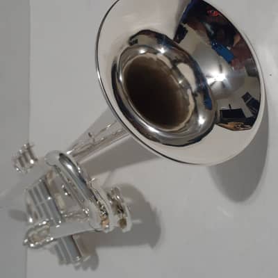 Getzen Eterna Severinsen Model Silver Bb Trumpet, Bach3C,  and  case 1964-1967 Silver Plate image 18