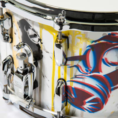 Pearl Masterworks 8x14 Snare (Hand-painted by John Douglas) image 6
