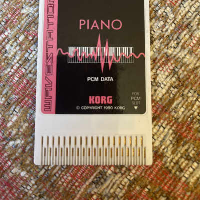 Korg Wavestation A/D PCM data card WSC-01 Piano