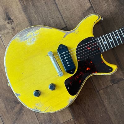 Rock N Roll Relics Thunders DC Electric Guitar Aged TV Yellow 231519 image 4
