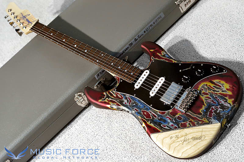 ギター James Tyler Studio Elite 25 Anniversary James Tyler Studio Elite 25th Anniversary Burning Water # 26