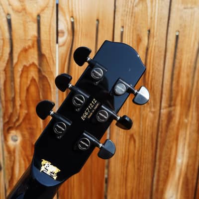 ESP Custom Shop KH-3 w/ Spider  Black w/Graphic Left Handed 6-String Guitar w/ Case image 9