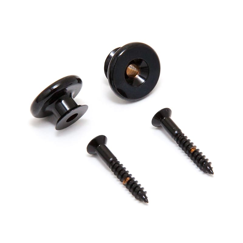 Gotoh EP-B3 Large / Oversized Strap Buttons Set of 2 (Black) | Reverb