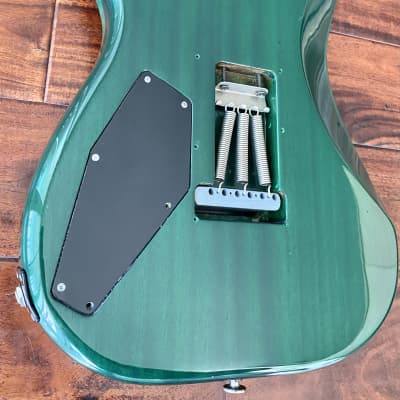 ESP Custom Shop Emerald Green Late 80's Super Strat - 5A Quilted Maple image 15