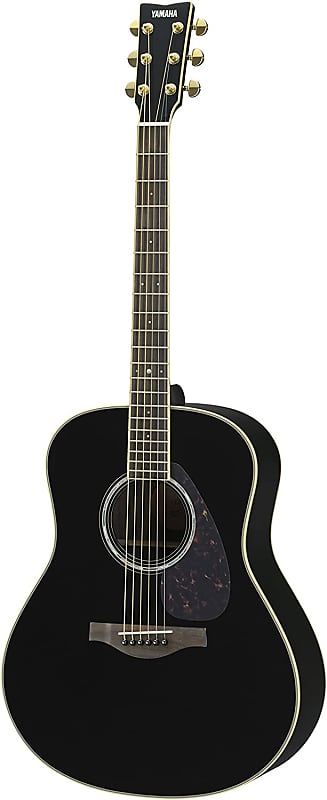 Yamaha LL6 ARE Original Jumbo Acoustic Electric Guitar - Black image 1