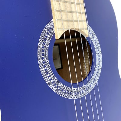 Cordoba Protégé Matiz C-1 Classical Guitar 2021 Classic Blue w/ Matching Bag image 8