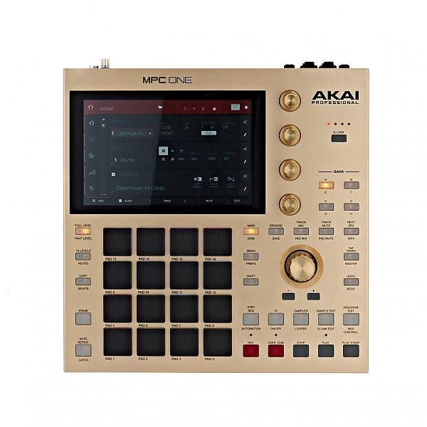 Akai MPC One Standalone MIDI Sequencer Gold Edition | Reverb