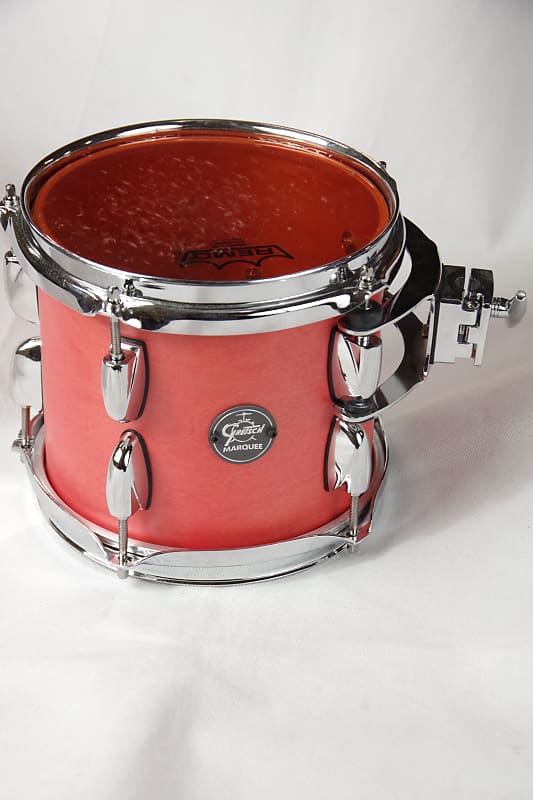 Gretsch Marquee 8 rack tom drum Coral Red Orange maple Reverb