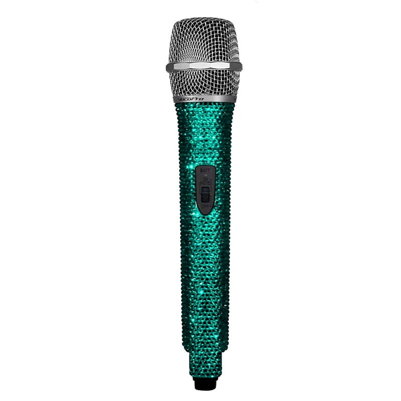 VOCOPRO UHF18-Diamond Crystal Studded Wireless Microphone System Includes Receiver image 1